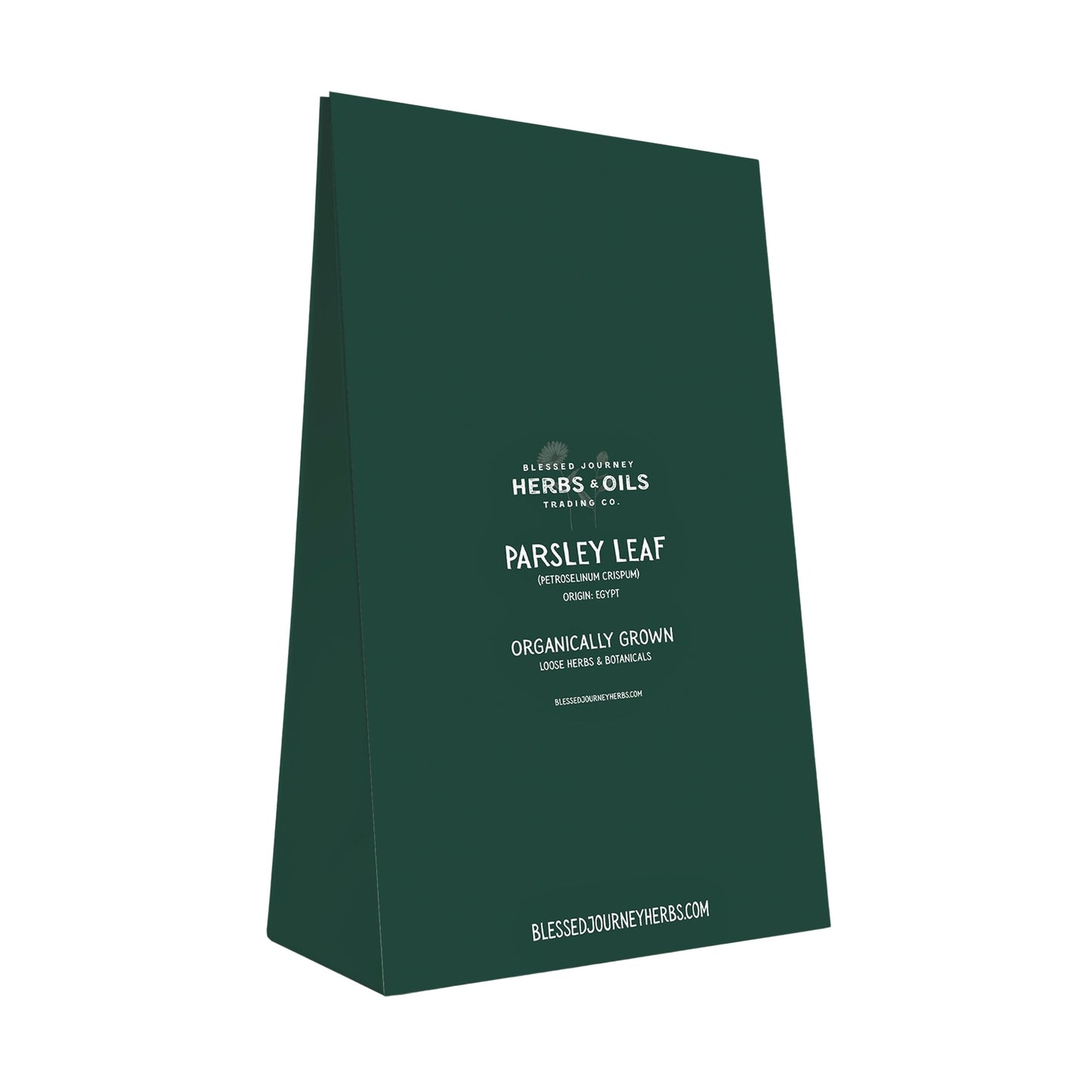 Organic parsley leaf 150g resealable bag for culinary and infusion use rich in vitamins and antioxidants