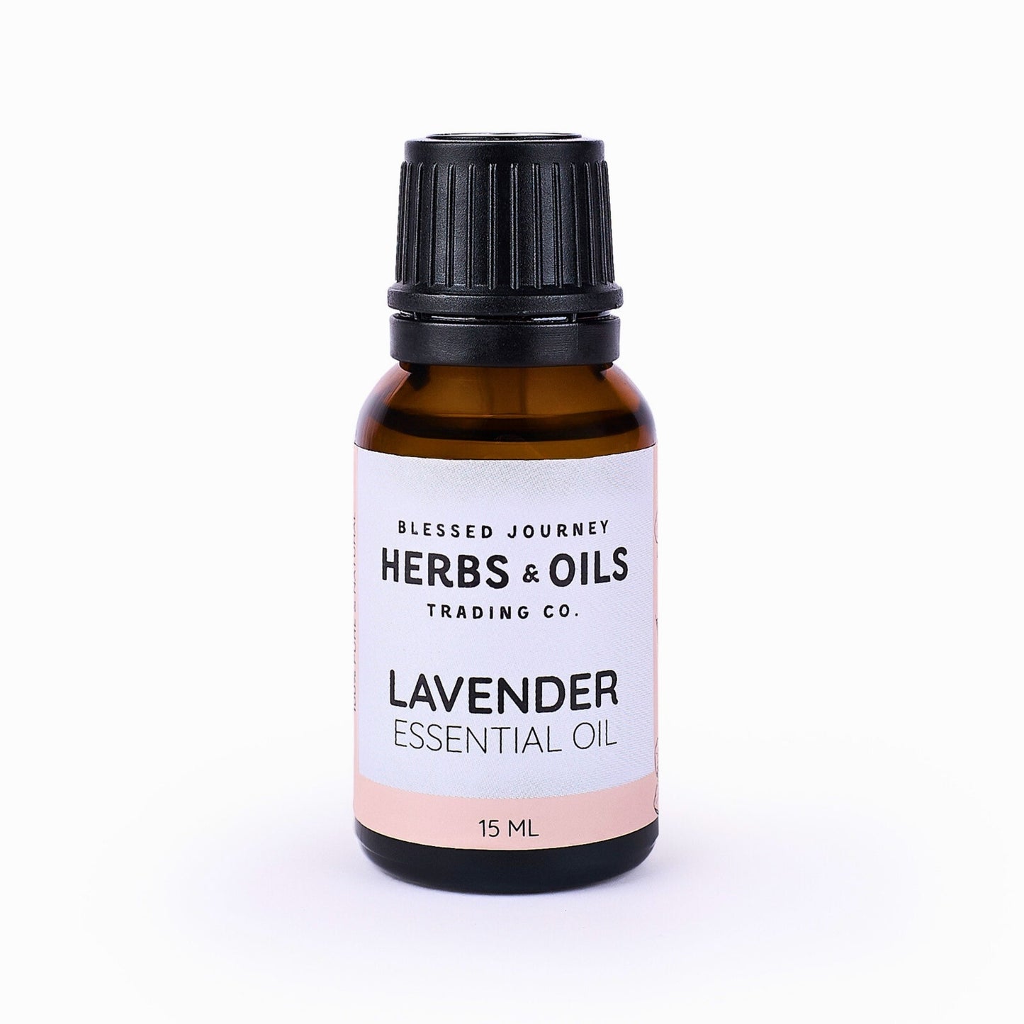 Lavender Essential Oil 15ml amber glass bottle for calming, restful sleep, and skin soothing