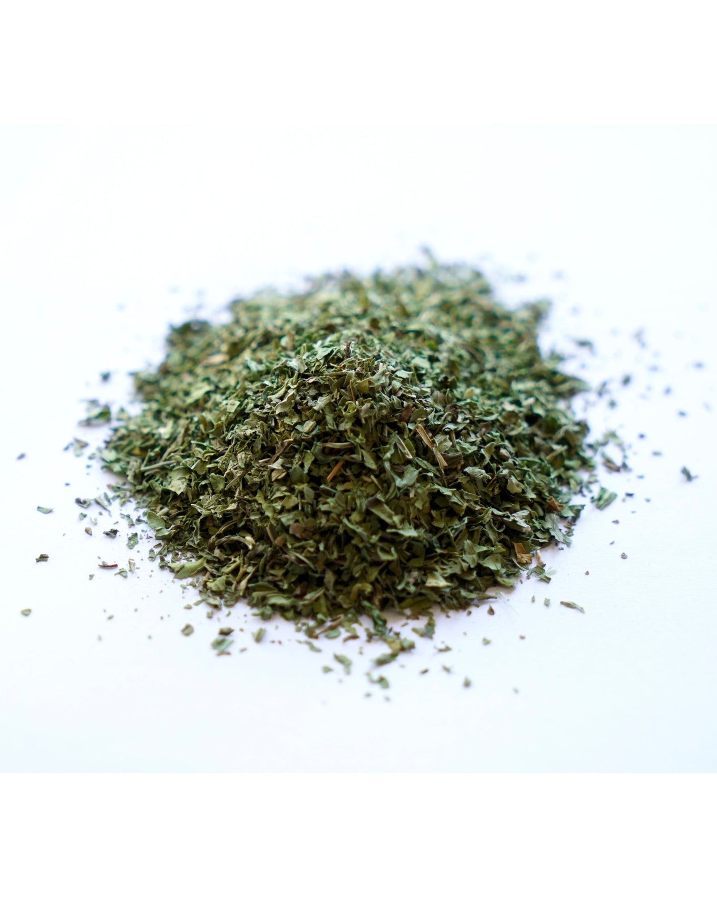 Organic wild peppermint tea loose leaves from Egypt for refreshing herbal infusion